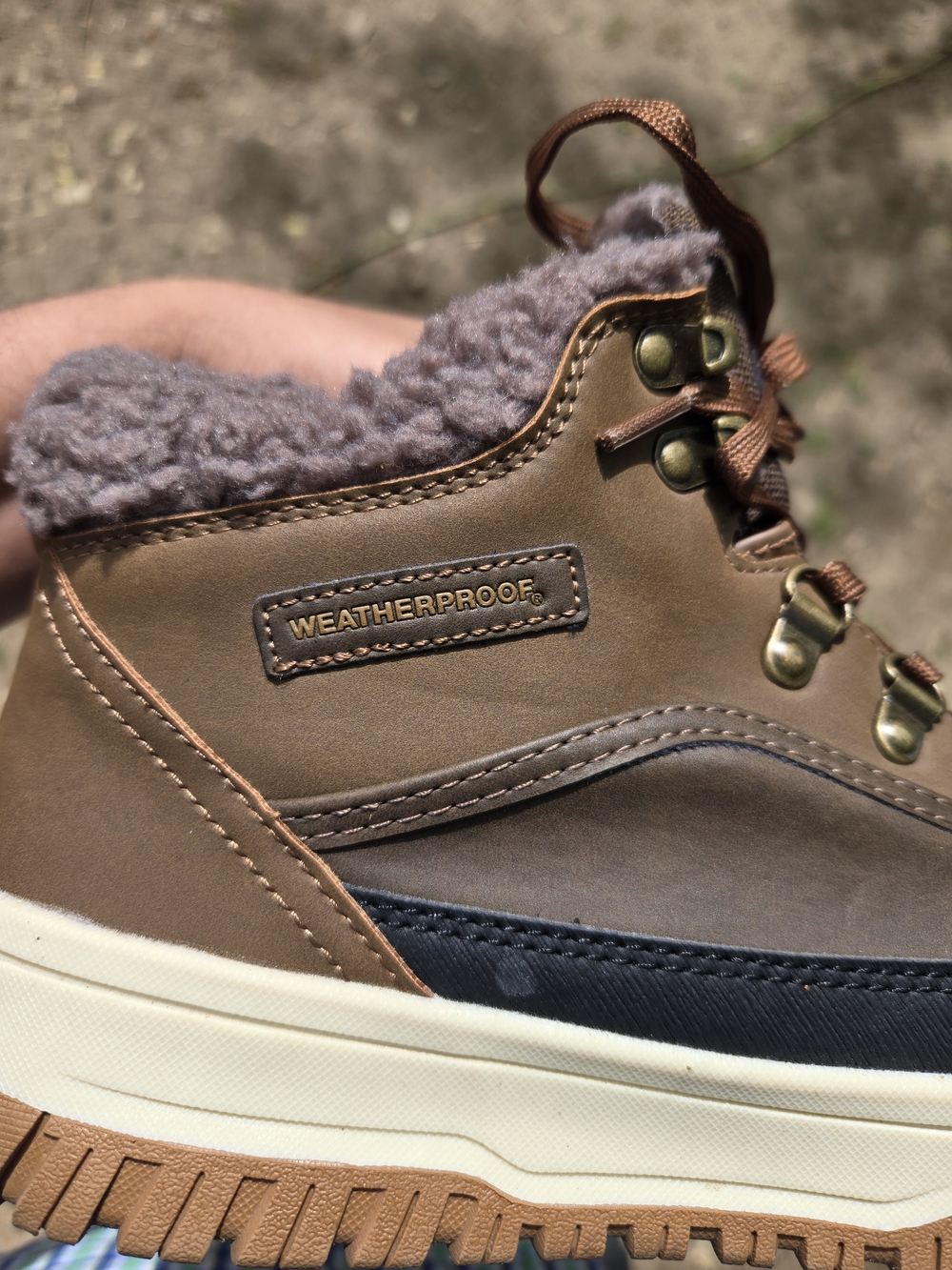 Weatherproof Brown & Black Winter Duck Boot - Picture 3 of 10